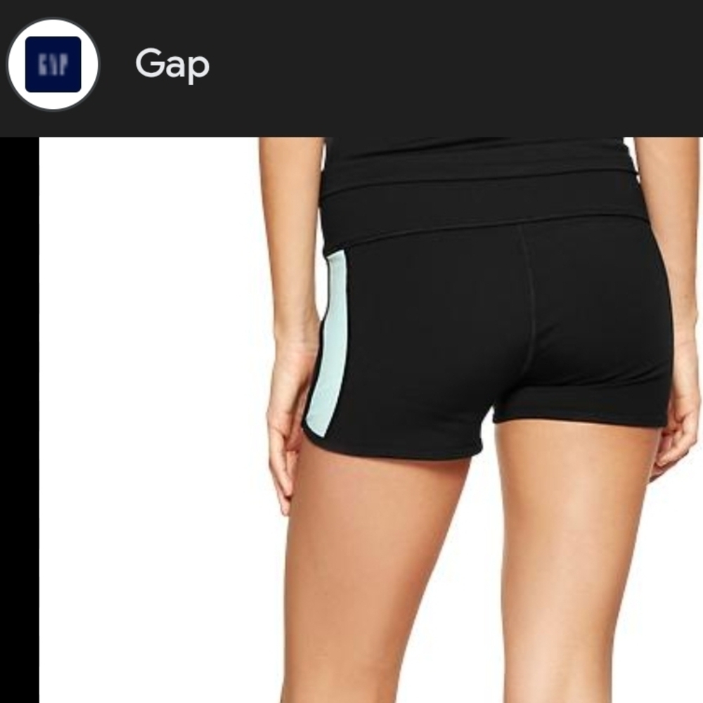 Gap Women's Black and Blue Shorts